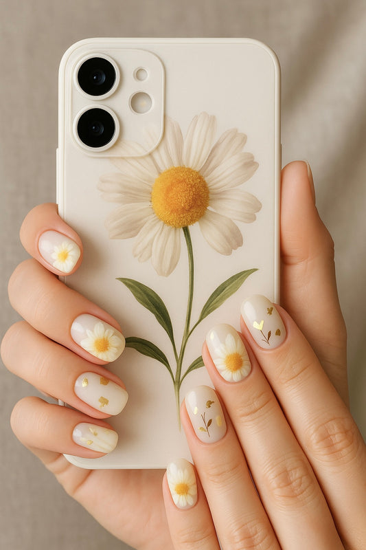 Daisy Days - Nails and Case Duo